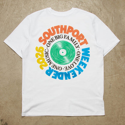 SW Vinyl Green Back Print - Tshirt - White