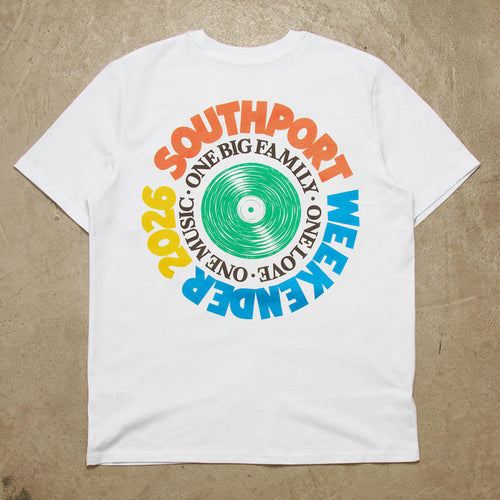 SW Vinyl Green Back Print - Tshirt - White