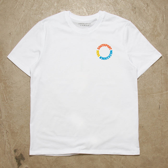 SW Vinyl Green Back Print - Tshirt - White
