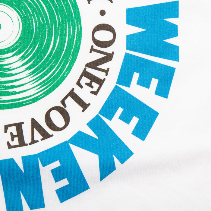 SW Vinyl Green Front Print - Tshirt - White