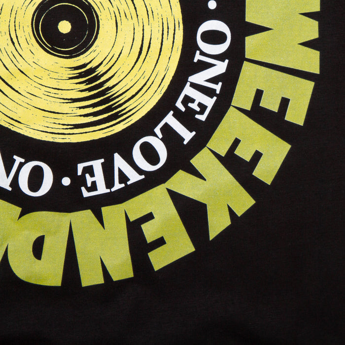SW Vinyl Yellow Back Print - Tshirt - Black