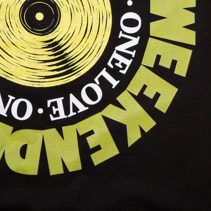 SW Vinyl Yellow Back Print - Tshirt - Black