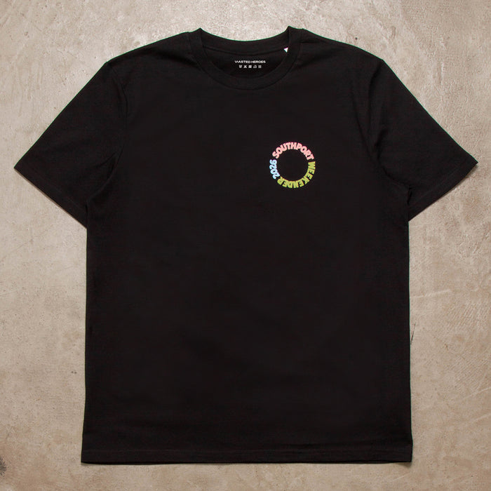SW Vinyl Yellow Back Print - Tshirt - Black