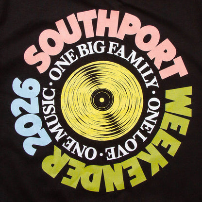 SW Vinyl Yellow Front Print - Tshirt - Black