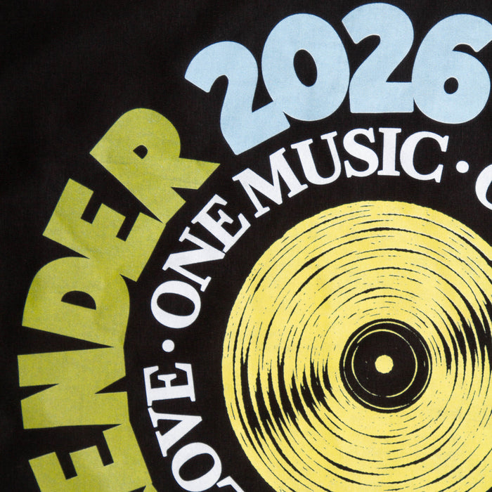 SW Vinyl Yellow Front Print - Tshirt - Black