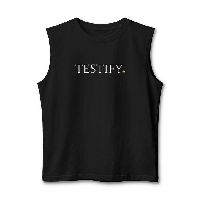 "Testify" Muscle Tank — Pride Edition