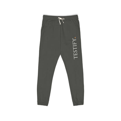 "Testify" Vertical Logo Sweatpants — Pride Edition