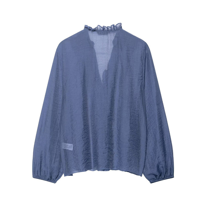 The Chiffon Ruffle Blouse