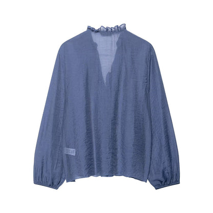 The Chiffon Ruffle Blouse
