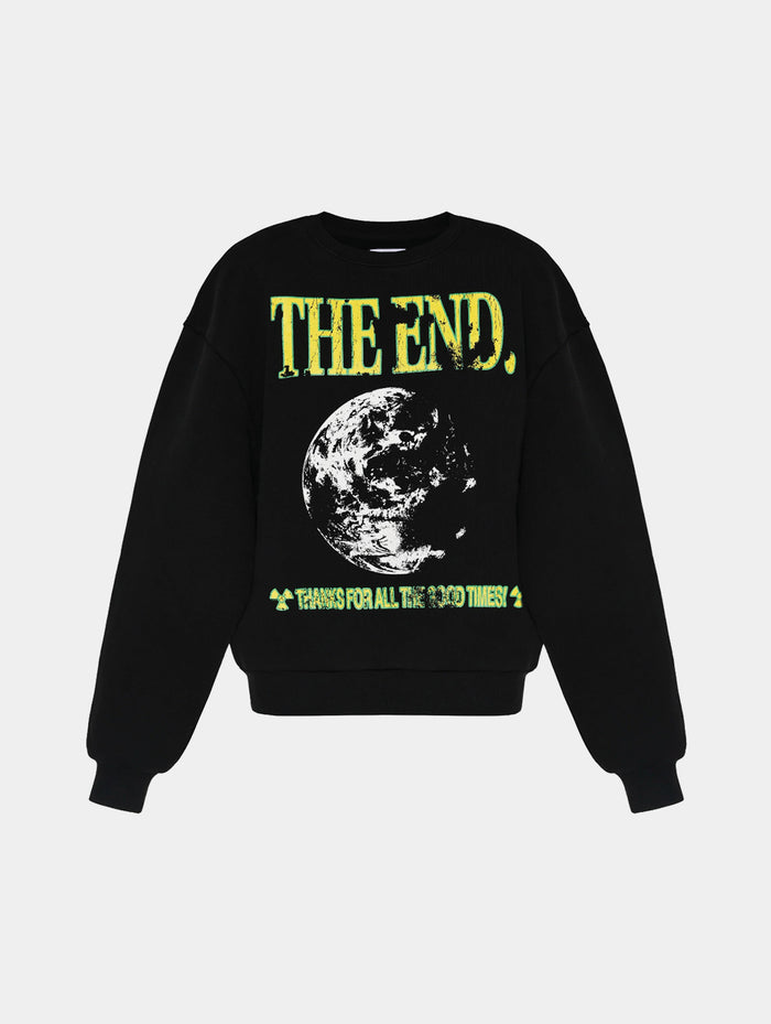 THE END SWEATSHIRT - BLACK