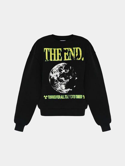 THE END SWEATSHIRT - BLACK