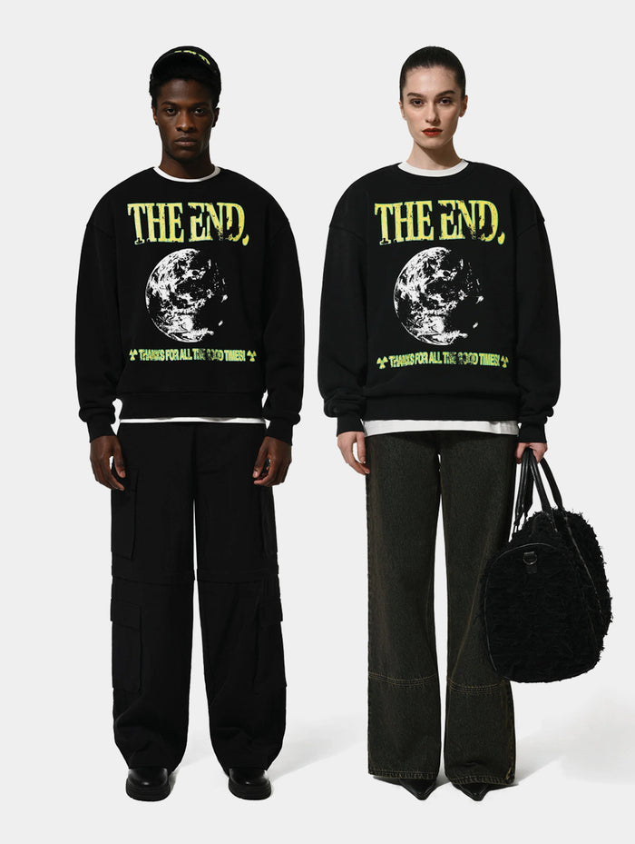 THE END SWEATSHIRT - BLACK