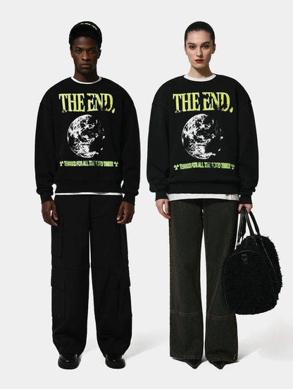 THE END SWEATSHIRT - BLACK