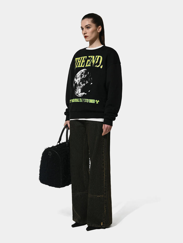 THE END SWEATSHIRT - BLACK