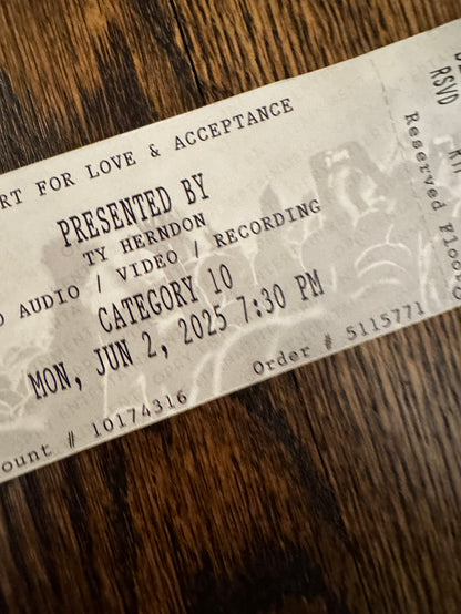 The Final "Concert For Love + Acceptance" Commemorative Set