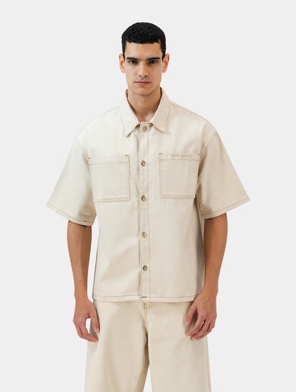 The Stitched Denim Shirt