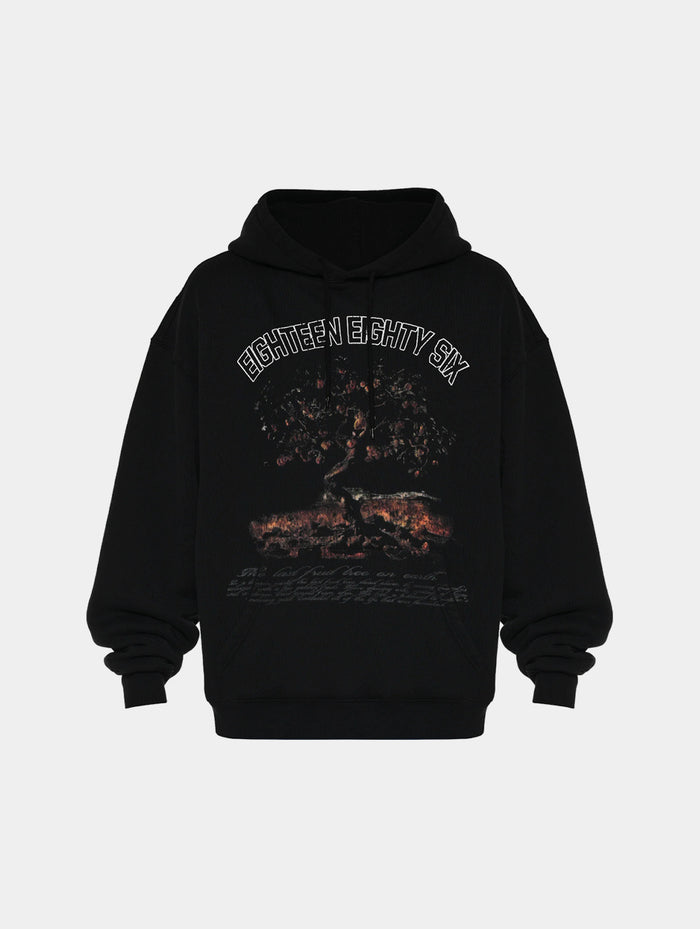 TREE OF LIFE HOODIE- BLACK