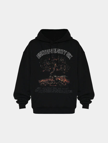 TREE OF LIFE HOODIE- BLACK