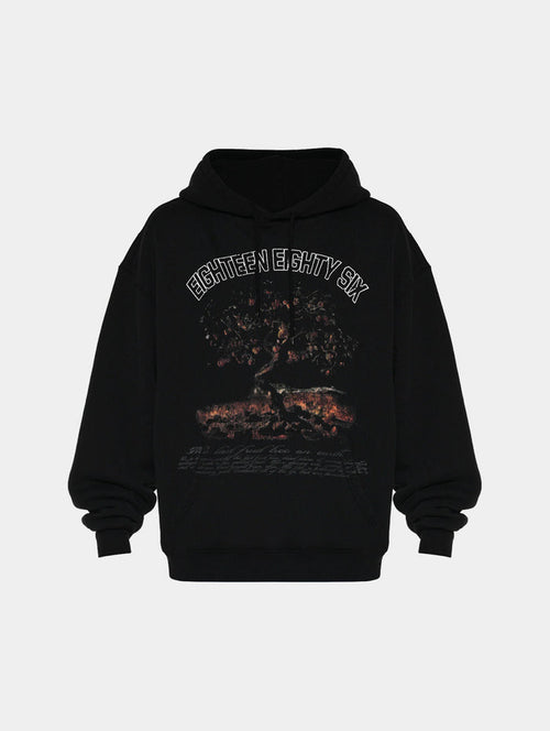 TREE OF LIFE HOODIE- BLACK