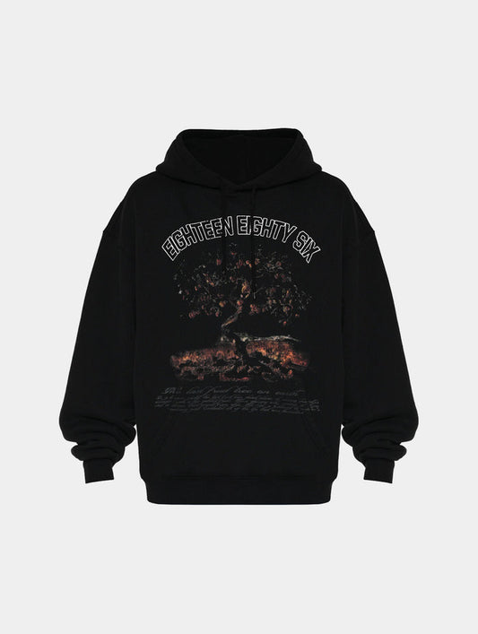 TREE OF LIFE HOODIE- BLACK