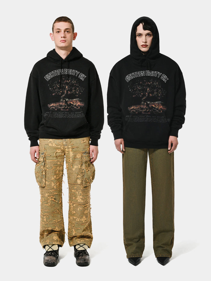 TREE OF LIFE HOODIE- BLACK
