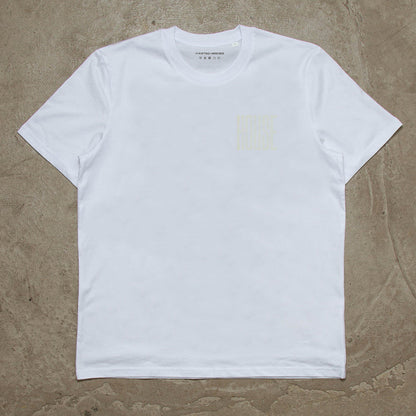 UV Glow Higher House Back Print - Tshirt - White