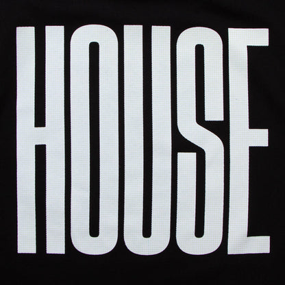 UV Glow Higher House Front Print - Tshirt - Black