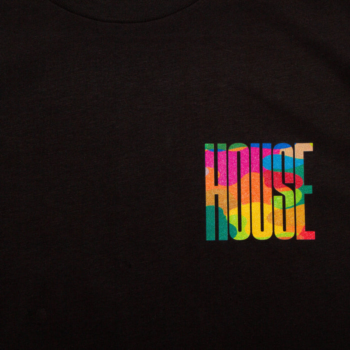 Vapor Higher House Back Print - Tshirt - Black