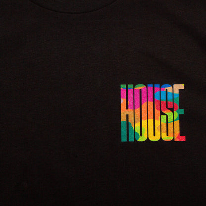 Vapor Higher House Back Print - Tshirt - Black