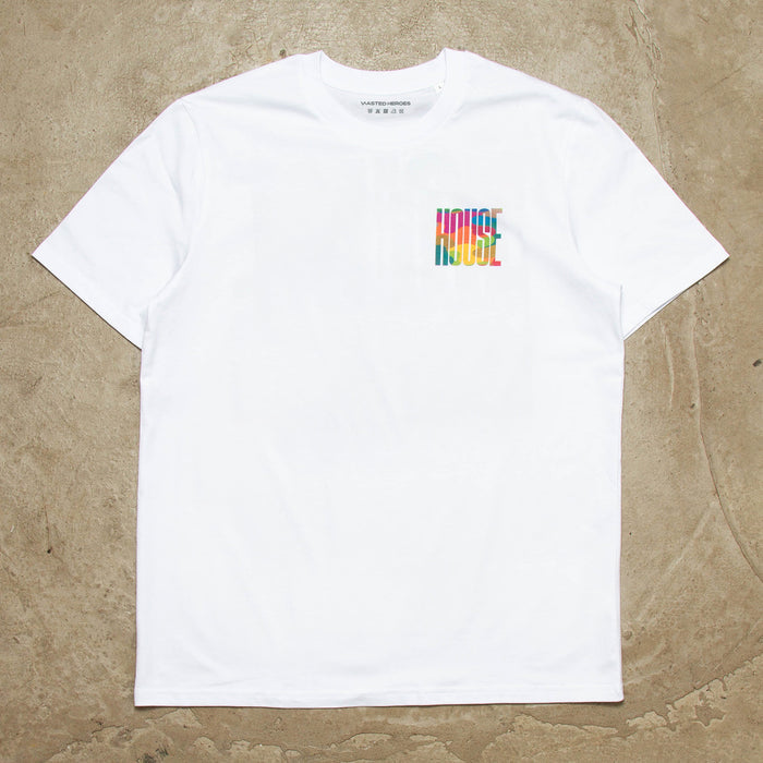 Vapor Higher House Back Print - Tshirt - White