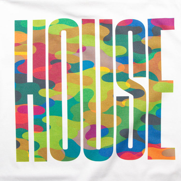 Vapor Higher House Front Print - Tshirt - White