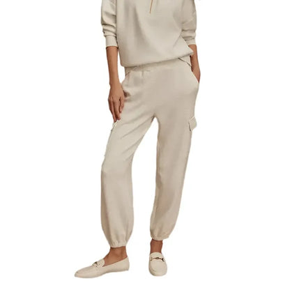 Varley Cargo Pants (27.5") - Ivory Marl