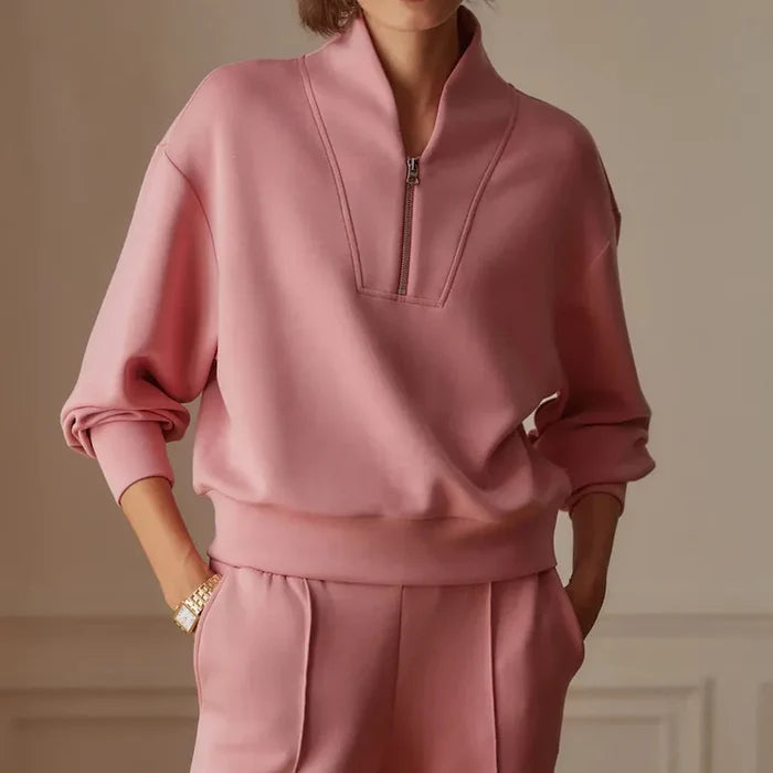 Varley Davidson Sweat - Brandy Rose