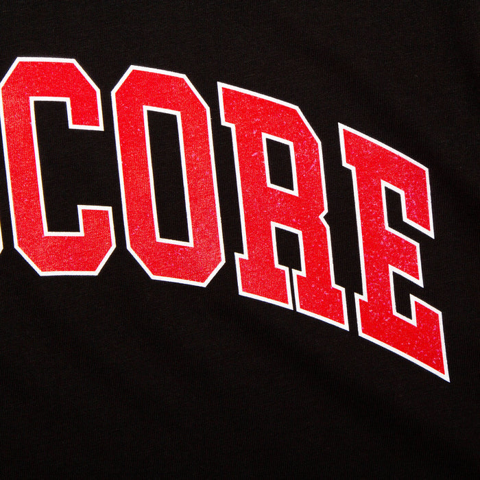 Varsity Hardcore Back Print - Tshirt - Black