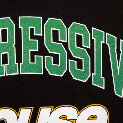 Varsity Progressive House Back Print - Tshirt - Black