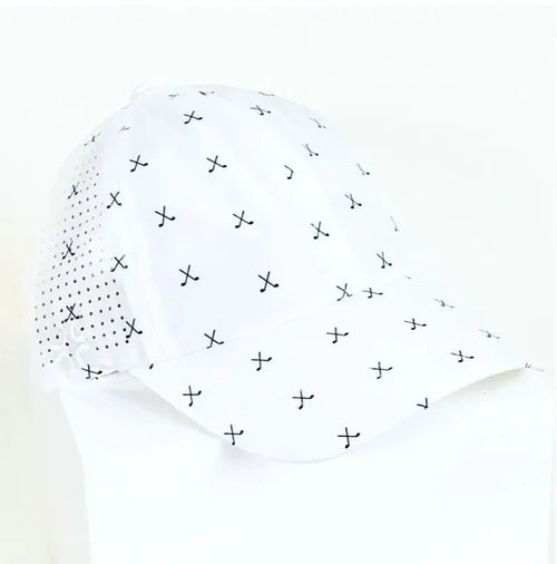 Vimhue Crossed Golf Clubs Hat - White/Navy