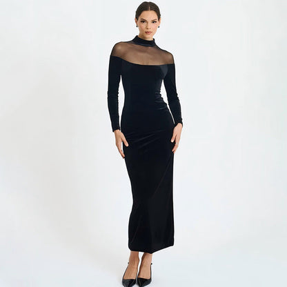 Voile See Through Dress