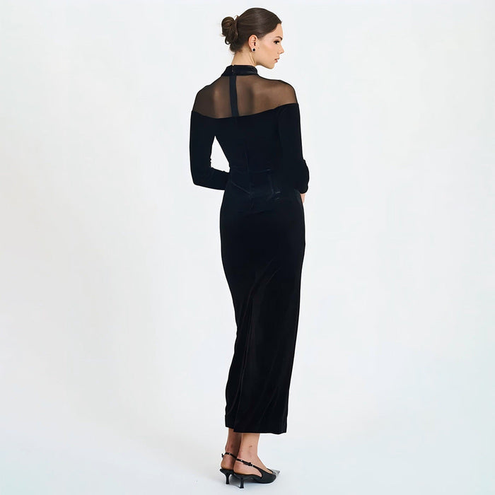 Voile See Through Dress