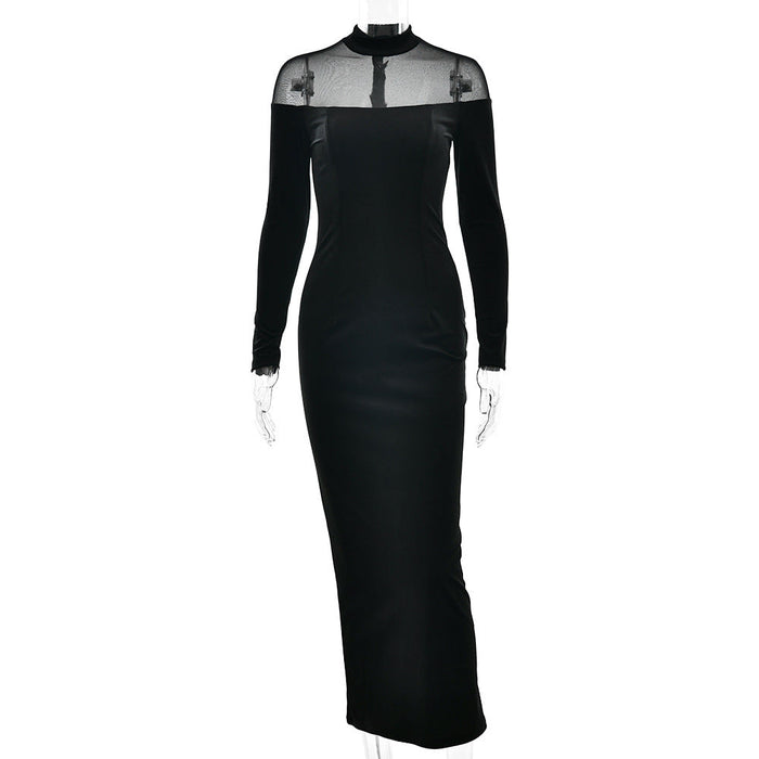 Voile See Through Dress