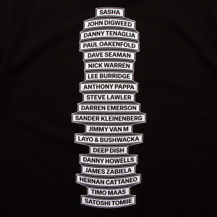 W Progressive House Architects Back Print - Tshirt - Black