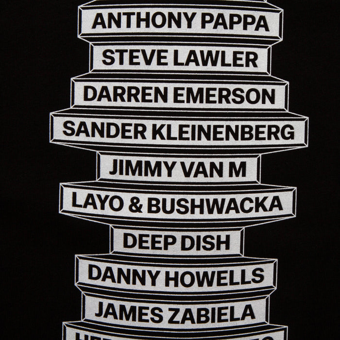 W Progressive House Architects Back Print - Tshirt - Black