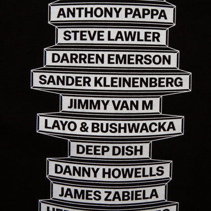 W Progressive House Architects Back Print - Tshirt - Black