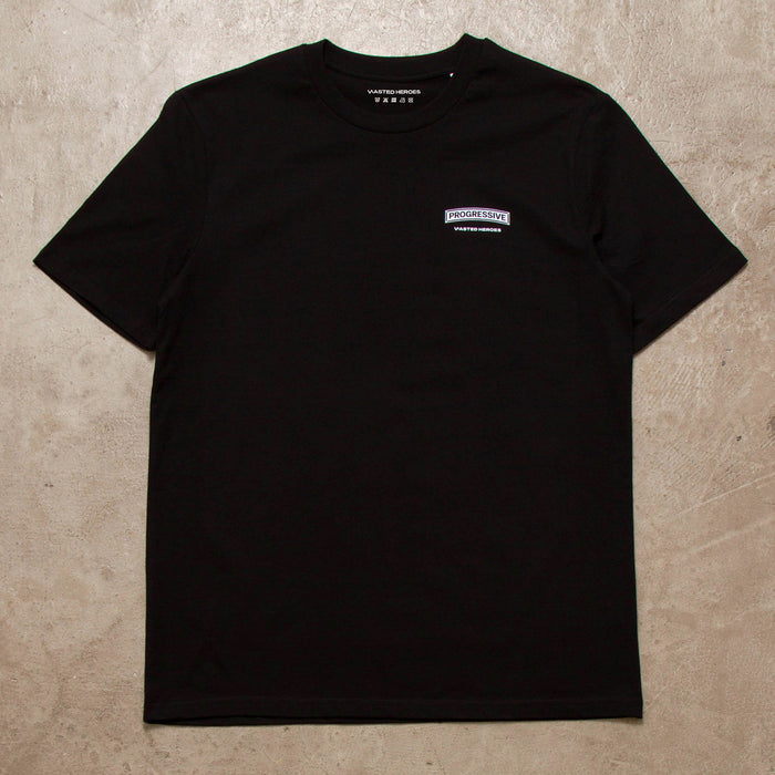 W Progressive House Architects Back Print - Tshirt - Black