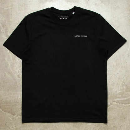 Warehouse Smiley Trip Back Print - Tshirt - Black