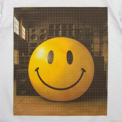 Warehouse Smiley Trip Front Print - Tshirt - White