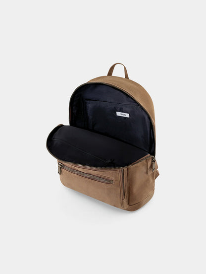 Waxed BackPack - Beige-Freesized