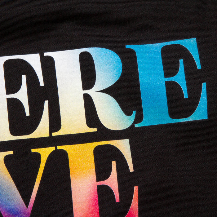 Where Love Lives Back Print - Tshirt - Black
