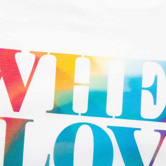 Where Love Lives Back Print - Tshirt - White