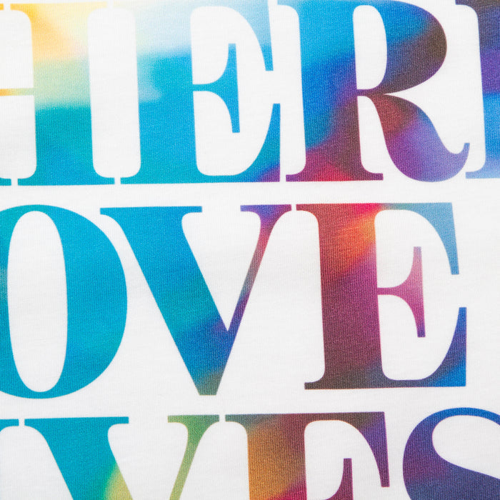 Where Love Lives Back Print - Tshirt - White