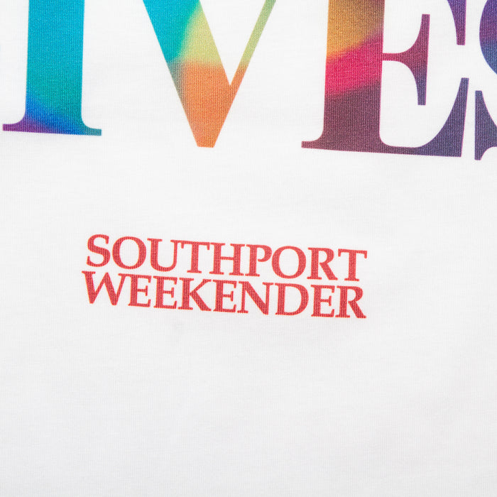Where Love Lives Back Print - Tshirt - White